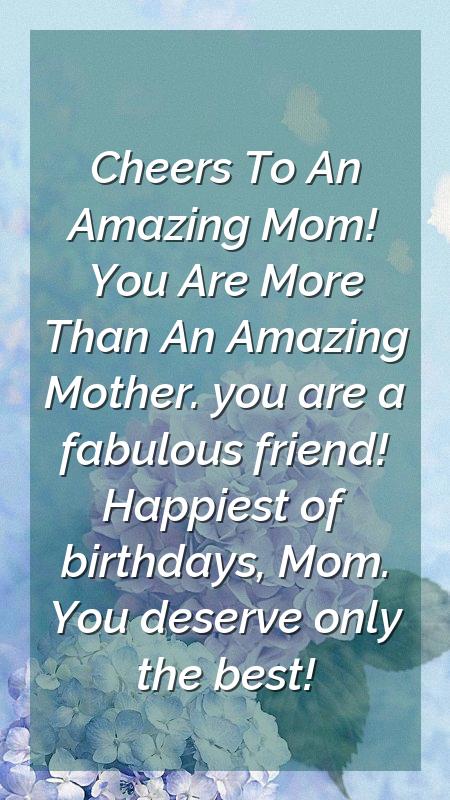 CuteHappy BirthdaySayings for Mom